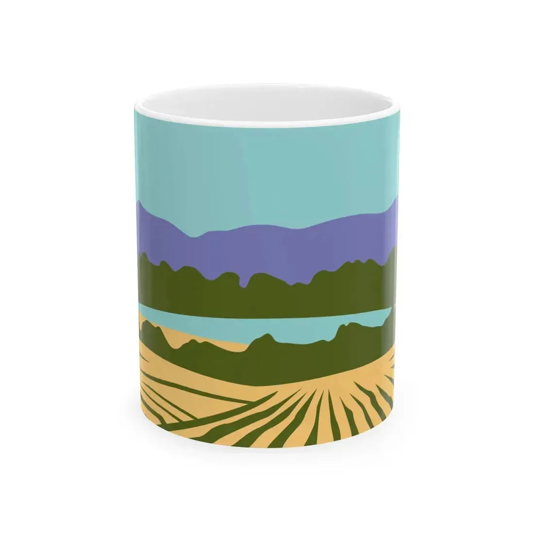 Flag of Monkton Vermont (United States) White Coffee Mug 11oz - Go Mug Yourself