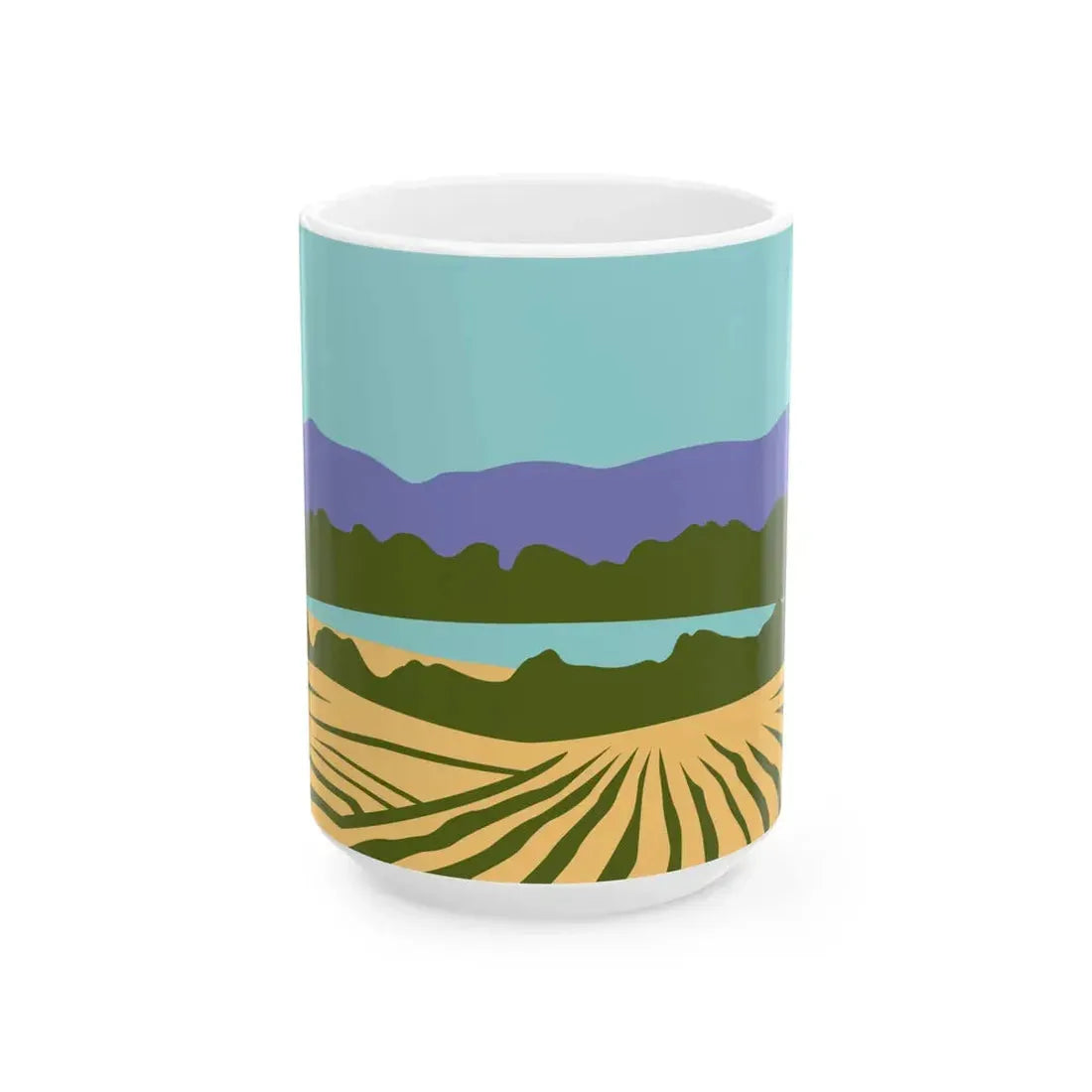 Flag of Monkton Vermont (United States) White Coffee Mug 15oz - Go Mug Yourself