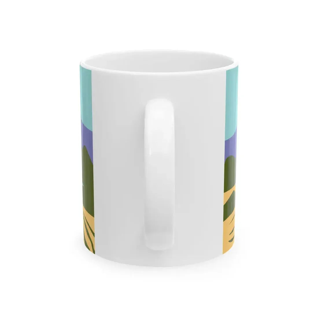 Flag of Monkton Vermont (United States) White Coffee Mug - Go Mug Yourself
