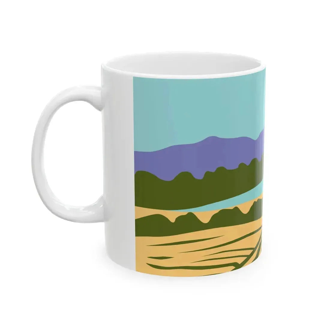 Flag of Monkton Vermont (United States) White Coffee Mug - Go Mug Yourself