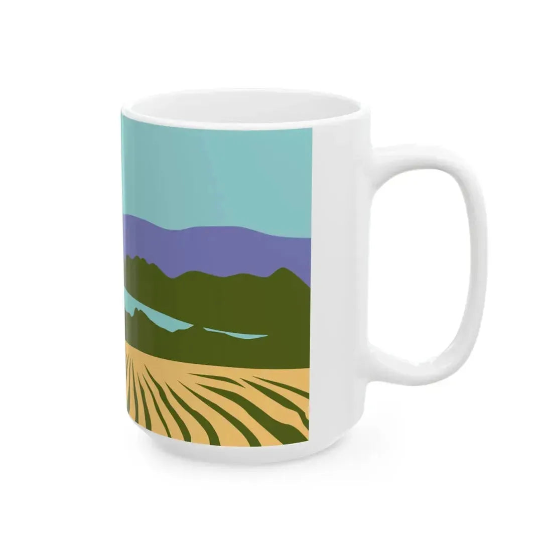 Flag of Monkton Vermont (United States) White Coffee Mug - Go Mug Yourself