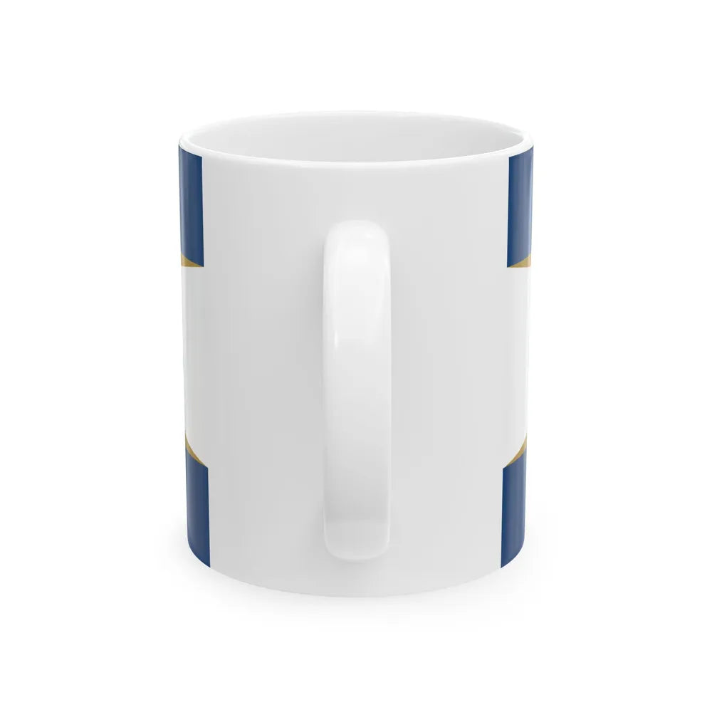 Flag of Monongalia County West Virginia (United States) White Coffee Mug - Go Mug Yourself