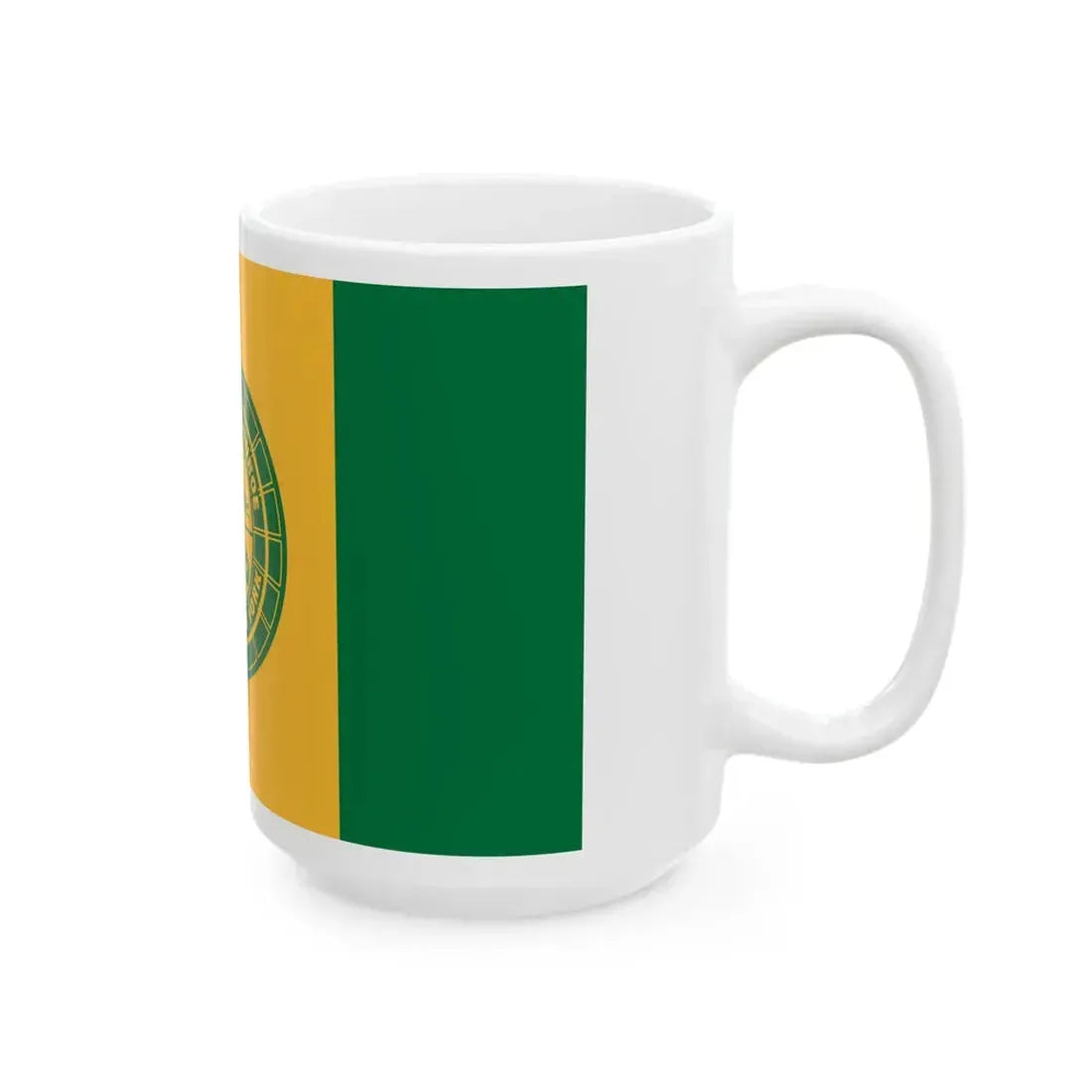 Flag of Monroe County New York (United States) White Coffee Mug - Go Mug Yourself