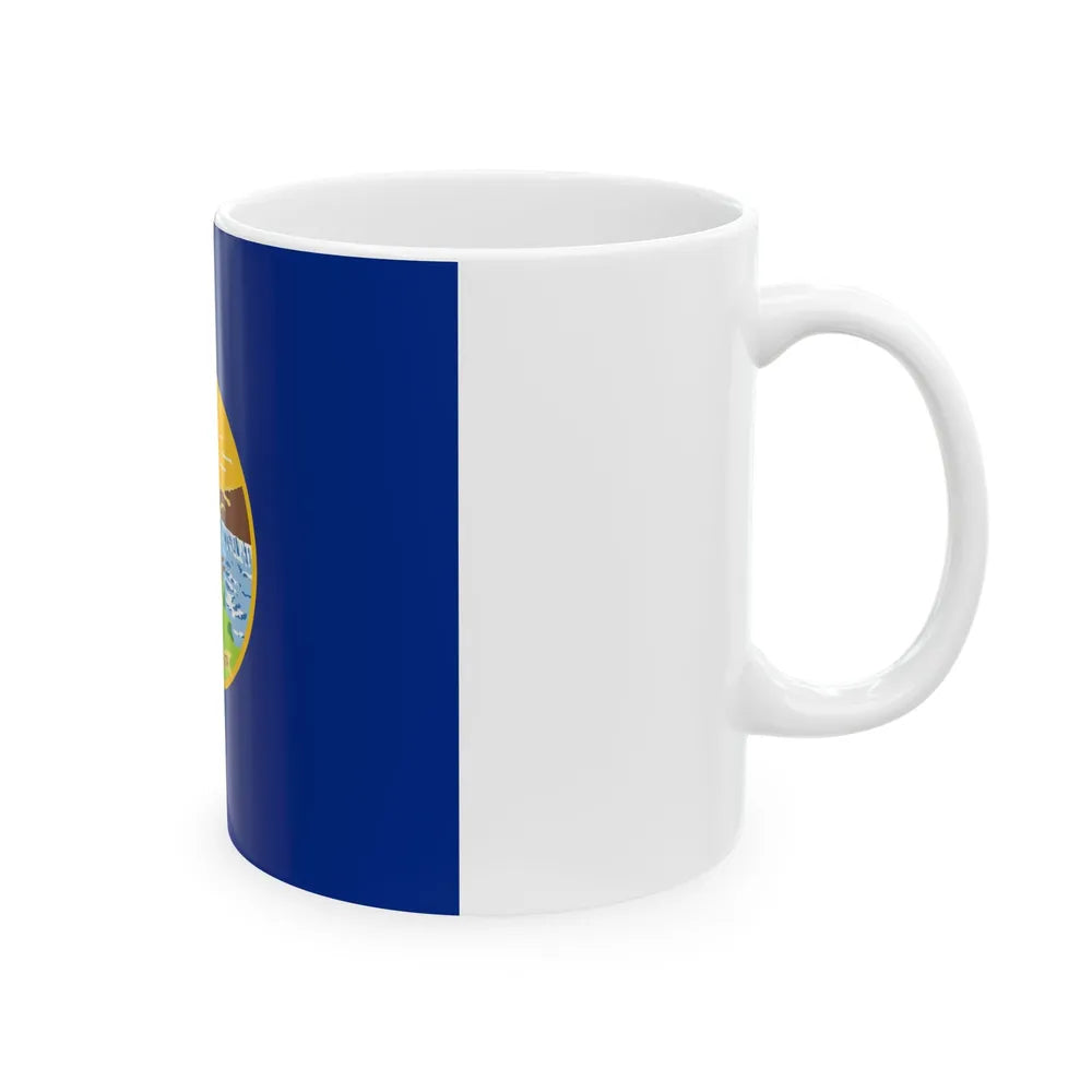 Flag of Montana 1905-1981 (United States) White Coffee Mug - Go Mug Yourself