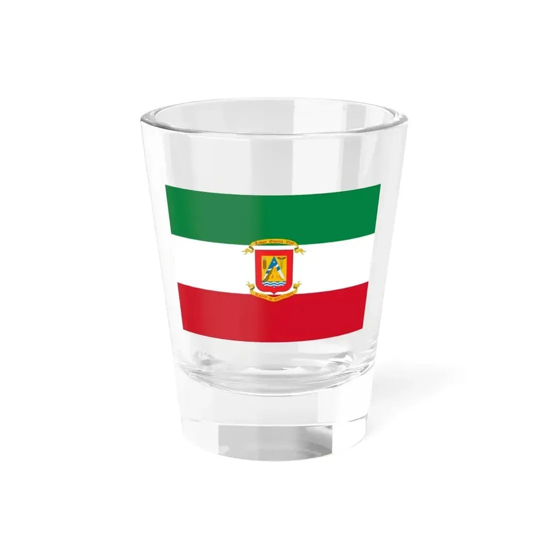 Flag of Montecristi Ecuador (Ecuador) Shot Glass 1.5oz 1.5oz - Go Mug Yourself