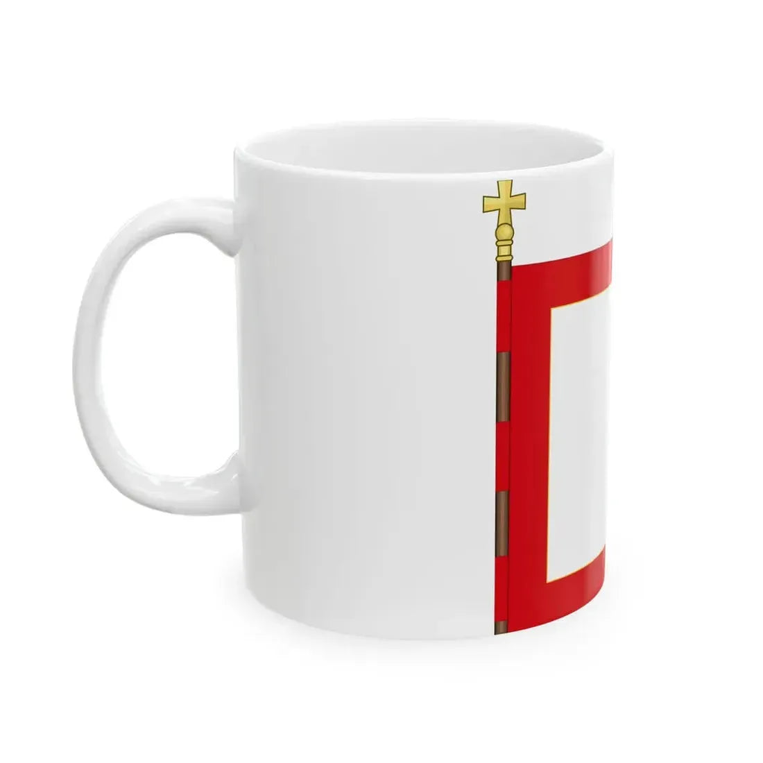 Flag of Montenegro 1767-1773 (Montenegro) White Coffee Mug - Go Mug Yourself