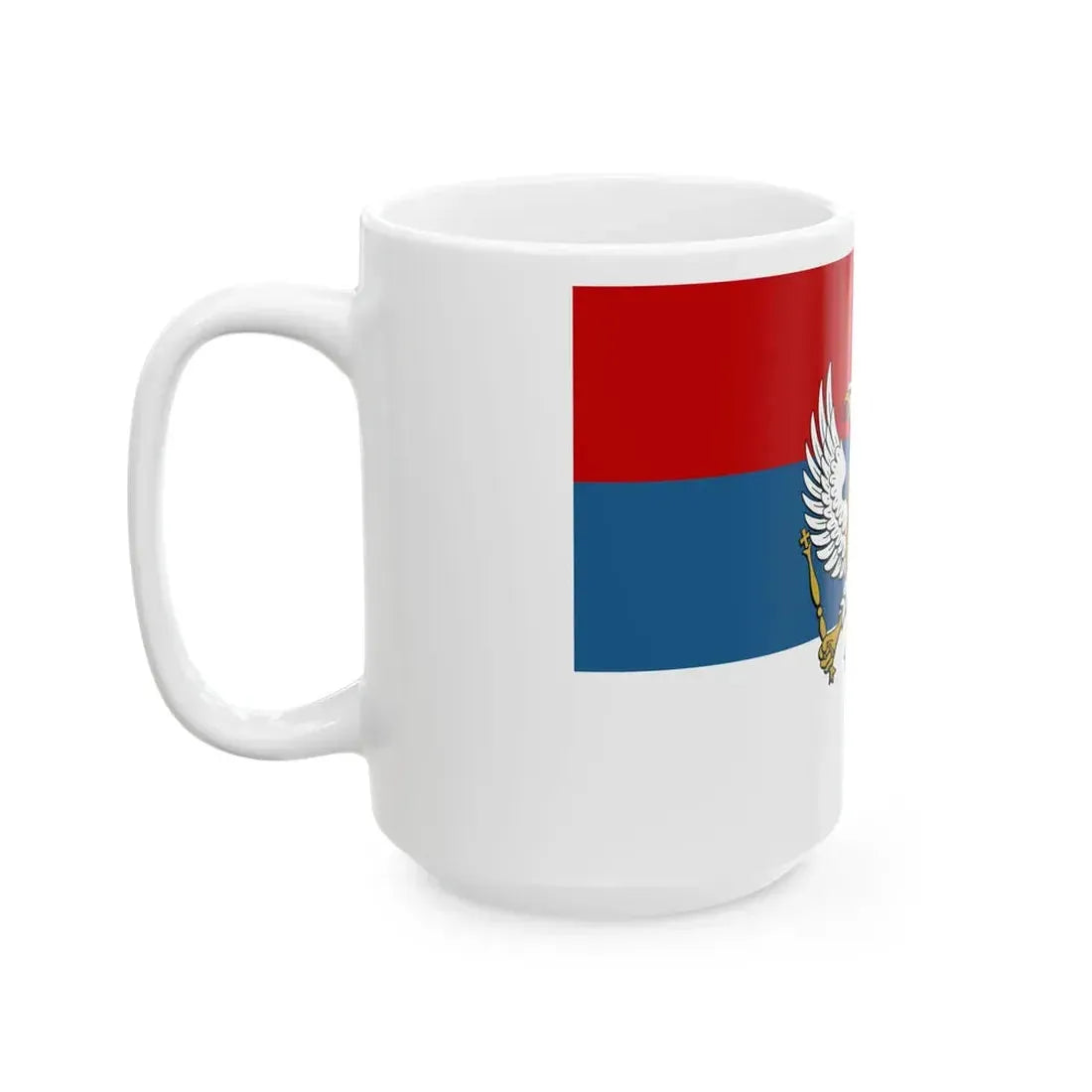Flag of Montenegro 1905-1918 (Montenegro) White Coffee Mug - Go Mug Yourself