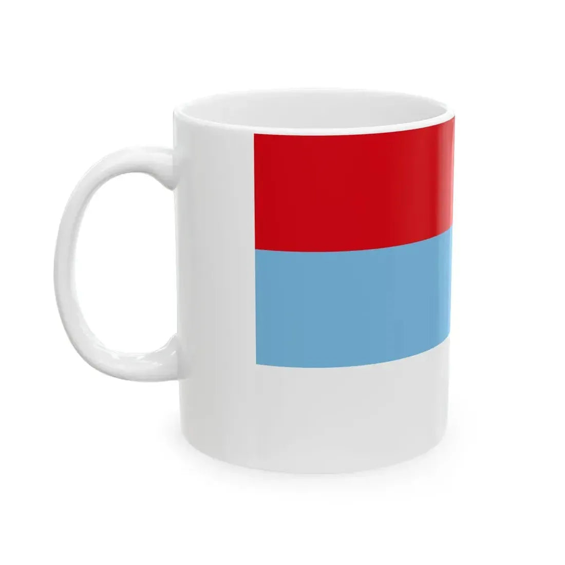 Flag of Montenegro 1993-2004 3-5 (Montenegro) White Coffee Mug - Go Mug Yourself