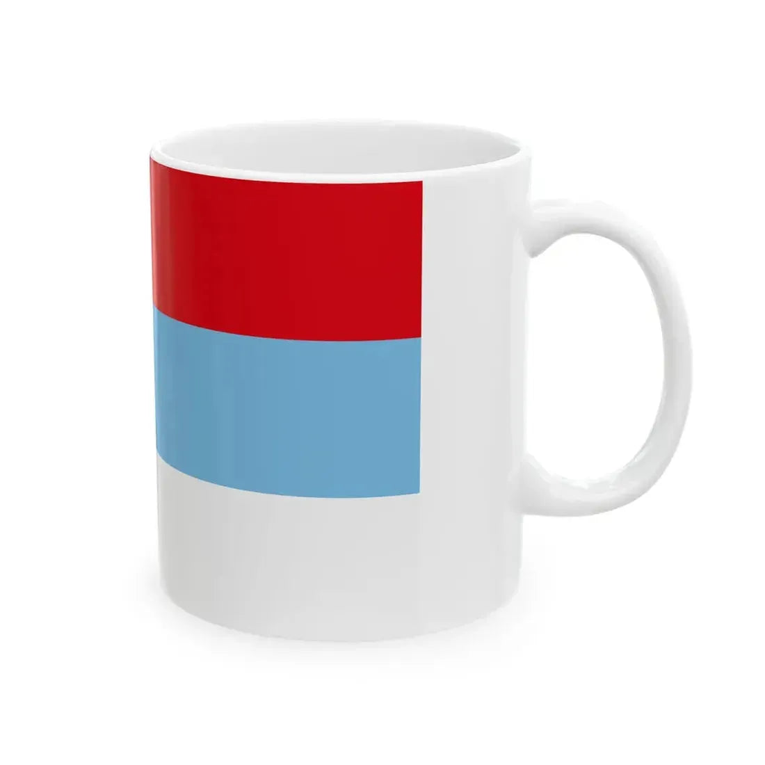 Flag of Montenegro 1993-2004 3-5 (Montenegro) White Coffee Mug - Go Mug Yourself