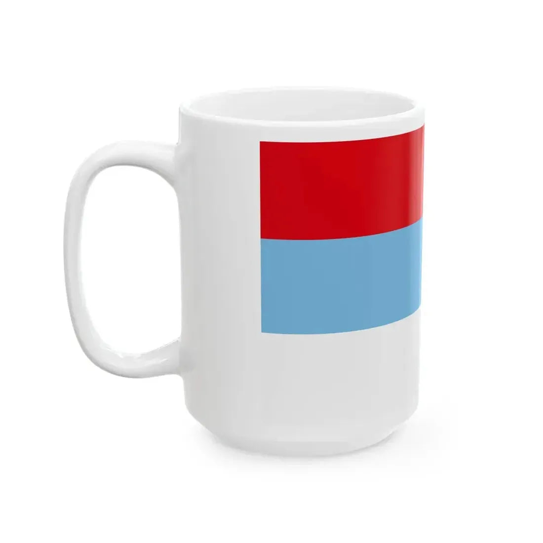 Flag of Montenegro 1993-2004 3-5 (Montenegro) White Coffee Mug - Go Mug Yourself
