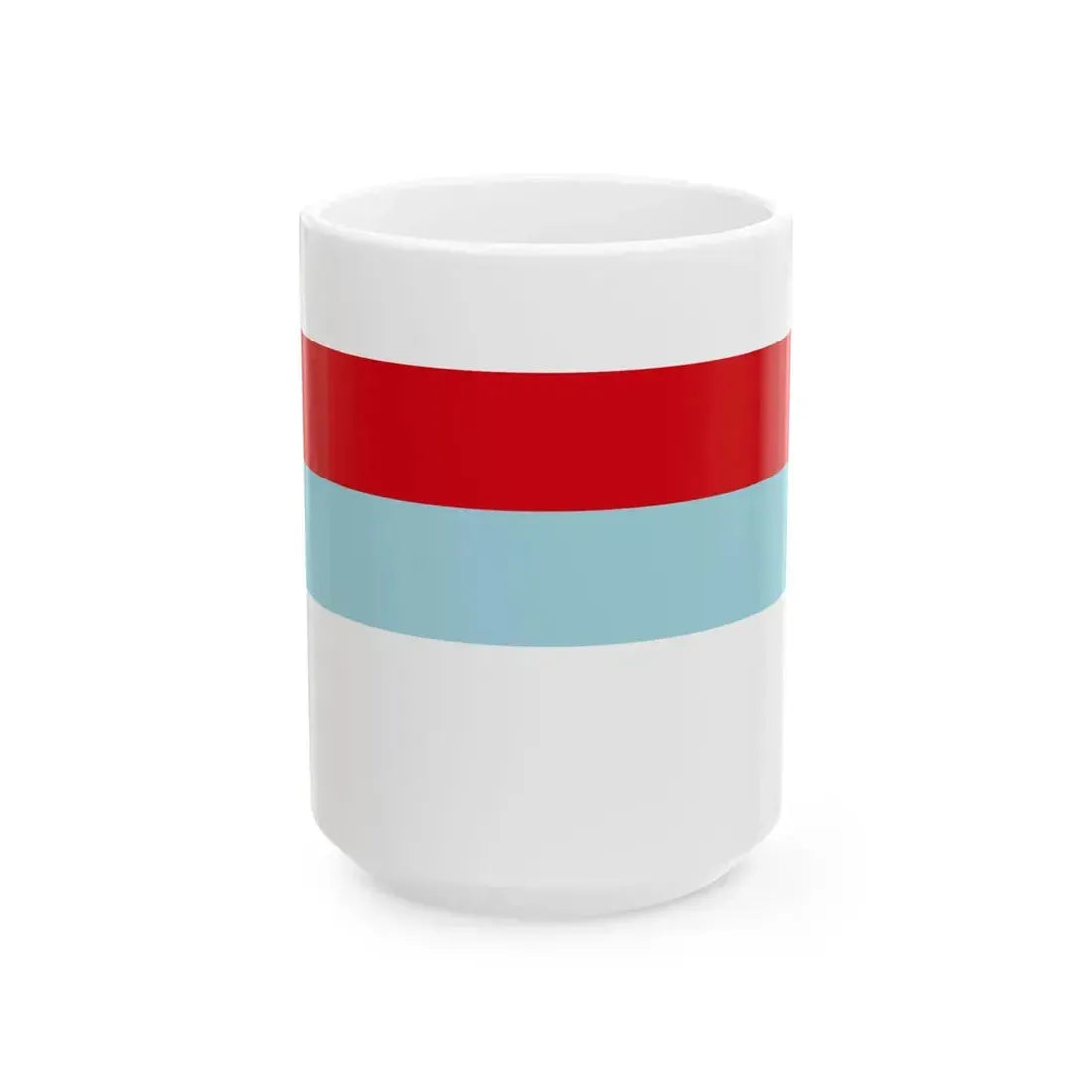 Flag of Montenegro 1993-2004 lighter blue color (Montenegro) White Coffee Mug 15oz - Go Mug Yourself