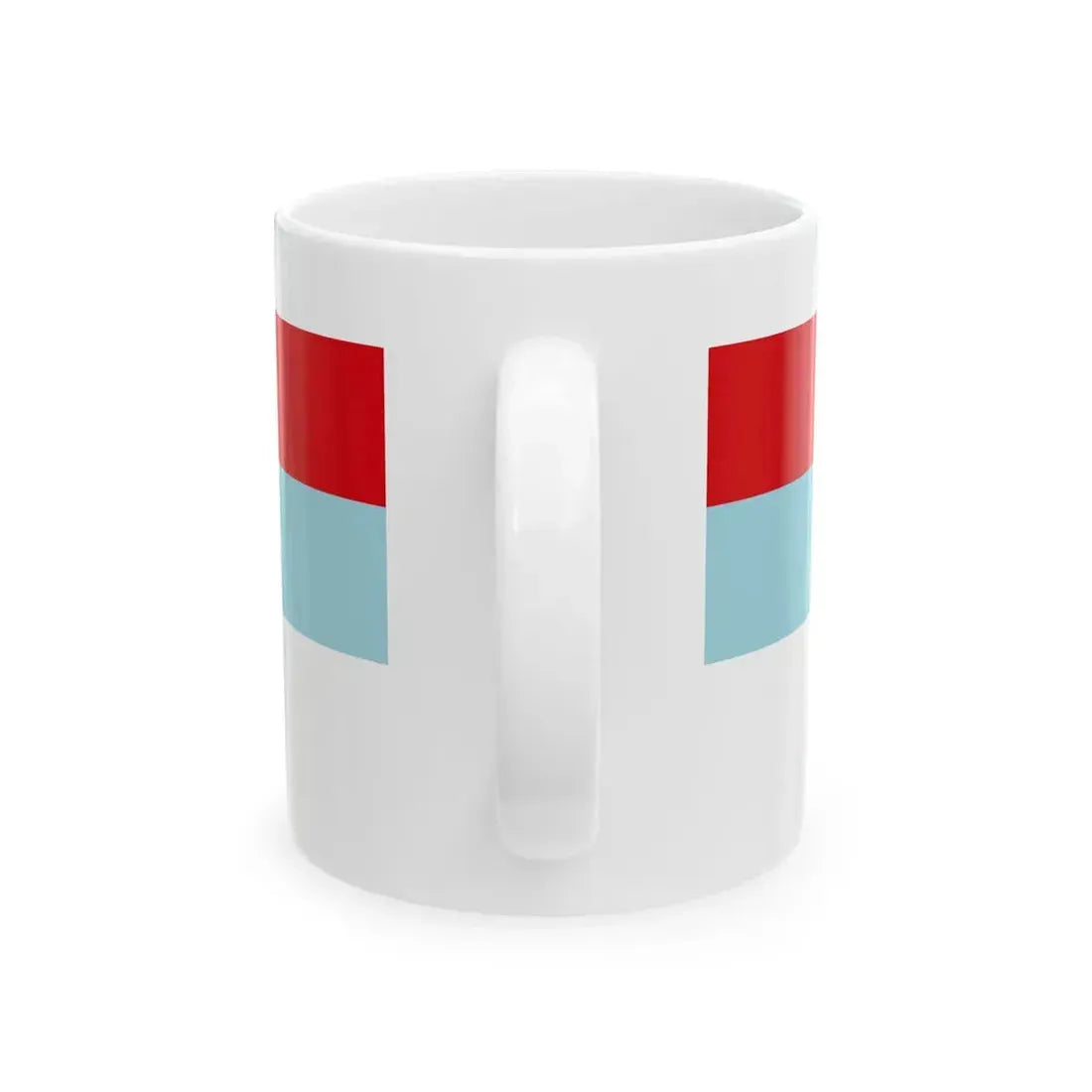 Flag of Montenegro 1993-2004 lighter blue color (Montenegro) White Coffee Mug - Go Mug Yourself