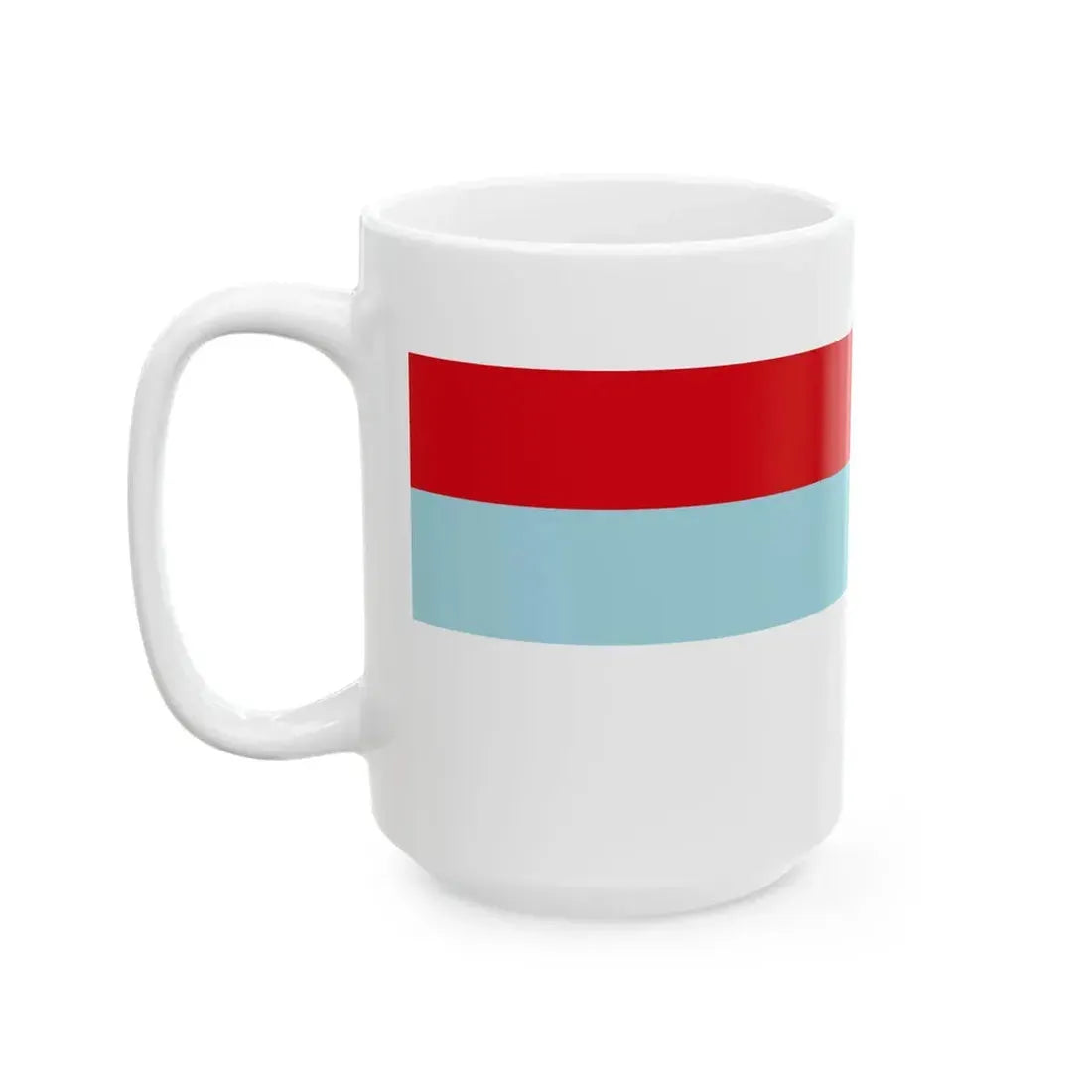 Flag of Montenegro 1993-2004 lighter blue color (Montenegro) White Coffee Mug - Go Mug Yourself