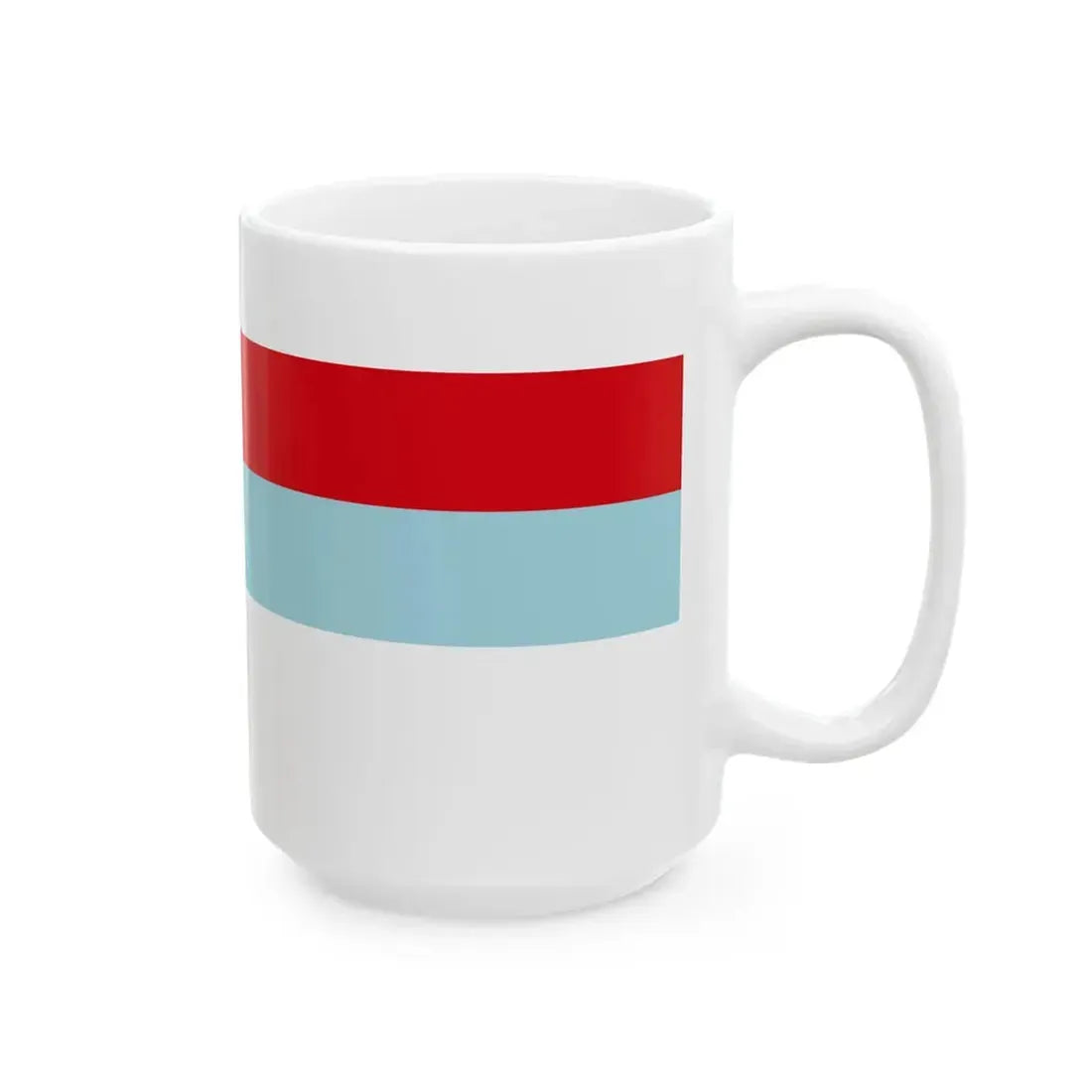 Flag of Montenegro 1993-2004 lighter blue color (Montenegro) White Coffee Mug - Go Mug Yourself