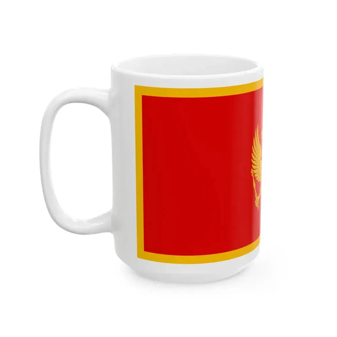 Flag of Montenegro (Montenegro) White Coffee Mug - Go Mug Yourself