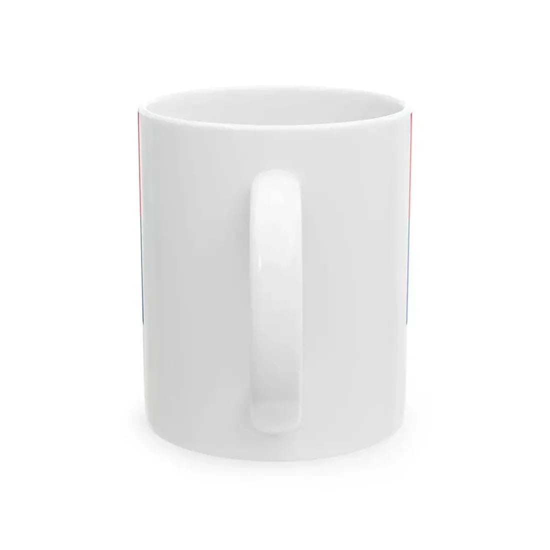 Flag of Montenegro peoples flag until 1905 Constitution (Montenegro) White Coffee Mug - Go Mug Yourself