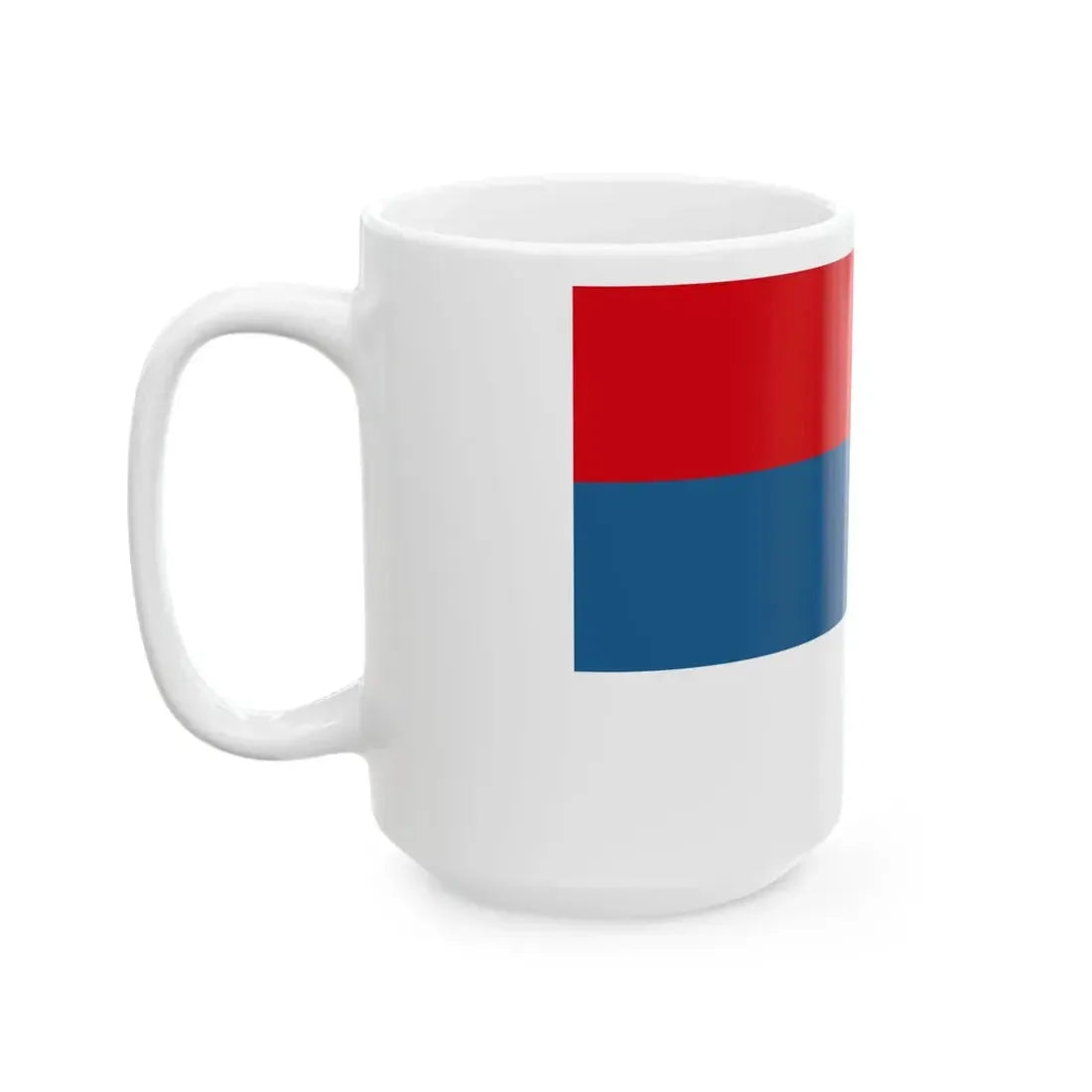 Flag of Montenegro peoples flag until 1905 Constitution (Montenegro) White Coffee Mug - Go Mug Yourself