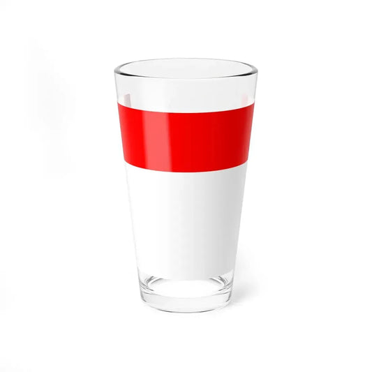 Flag of Montferrat (Italy) Pint Glass 16oz 16oz - Go Mug Yourself