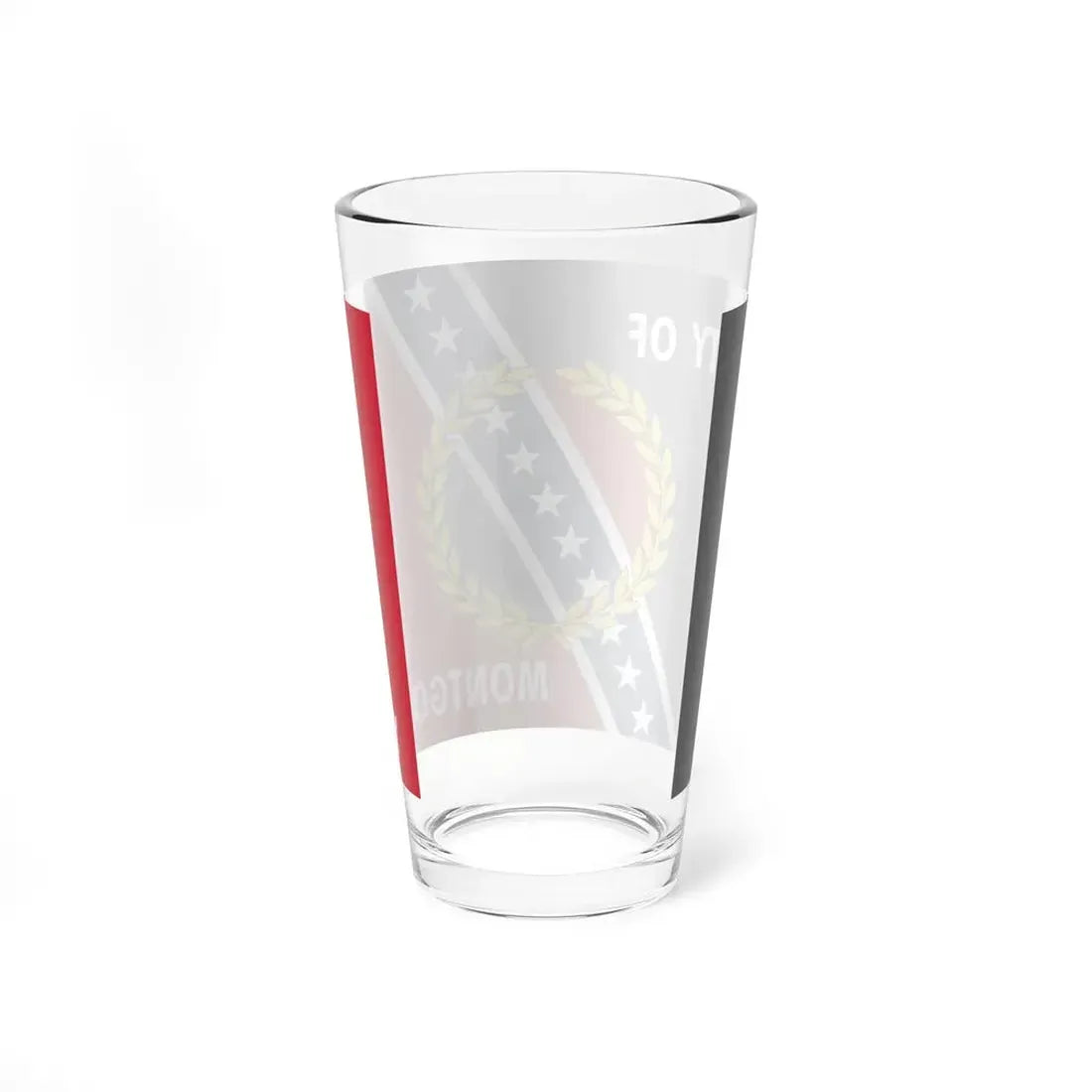 Flag of Montgomery Alabama (United States) Pint Glass 16oz - Go Mug Yourself