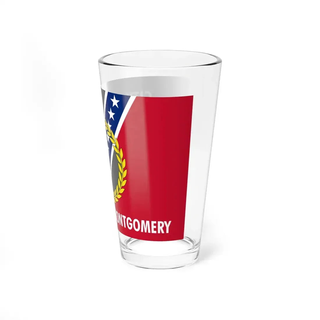 Flag of Montgomery Alabama (United States) Pint Glass 16oz - Go Mug Yourself