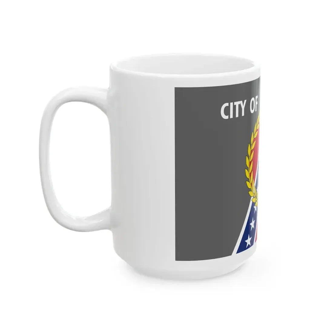 Flag of Montgomery Alabama (United States) White Coffee Mug - Go Mug Yourself