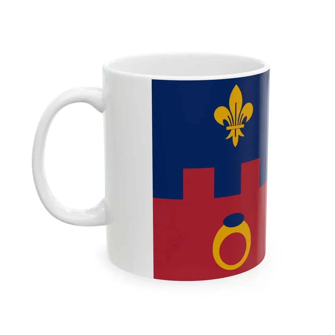 Flag of Montgomery County Maryland Alternate 1 (United States) White Coffee Mug - Go Mug Yourself