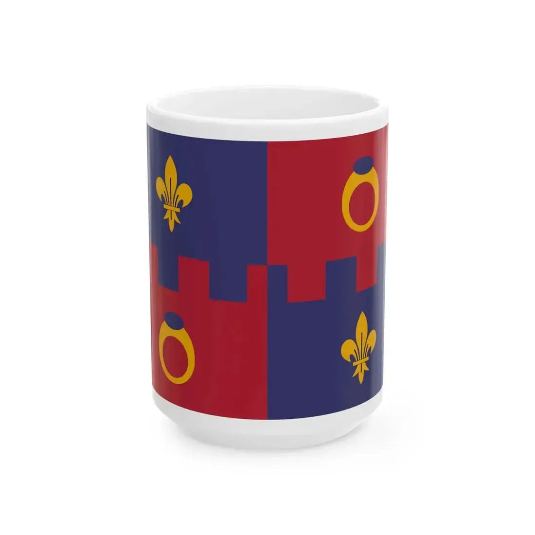 Flag of Montgomery County Maryland Fixed (United States) White Coffee Mug 15oz - Go Mug Yourself