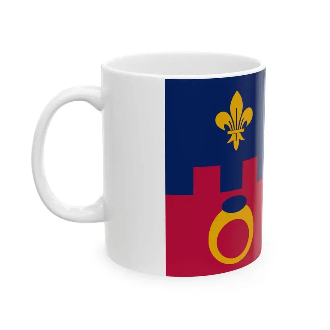Flag of Montgomery County Maryland Pantone (United States) White Coffee Mug - Go Mug Yourself