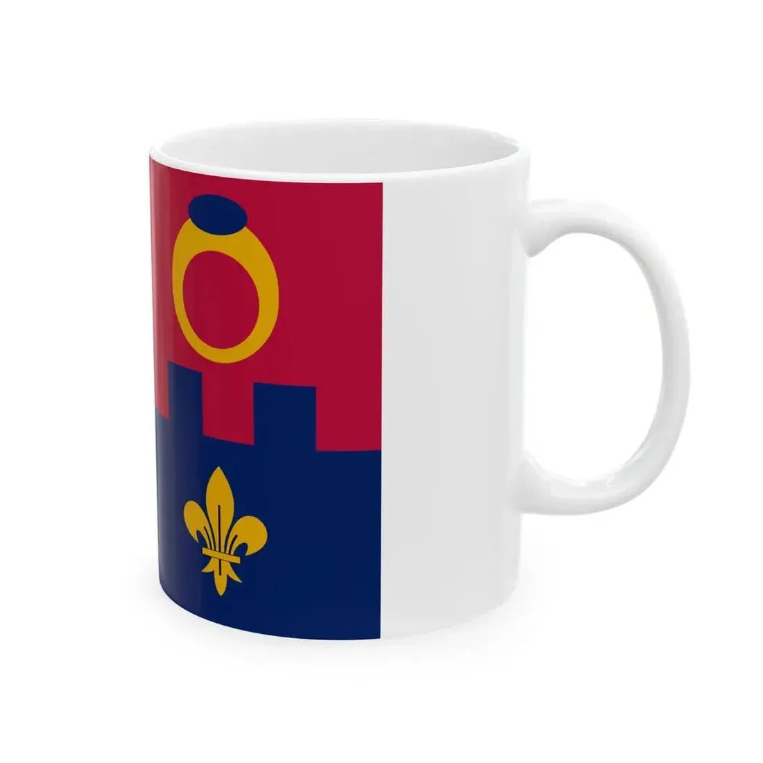 Flag of Montgomery County Maryland Pantone (United States) White Coffee Mug - Go Mug Yourself