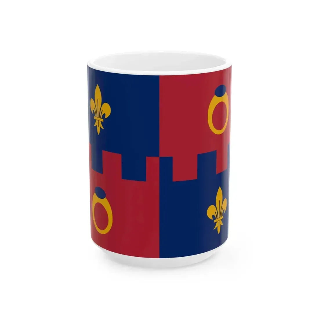 Flag of Montgomery County Maryland (United States) White Coffee Mug 15oz - Go Mug Yourself