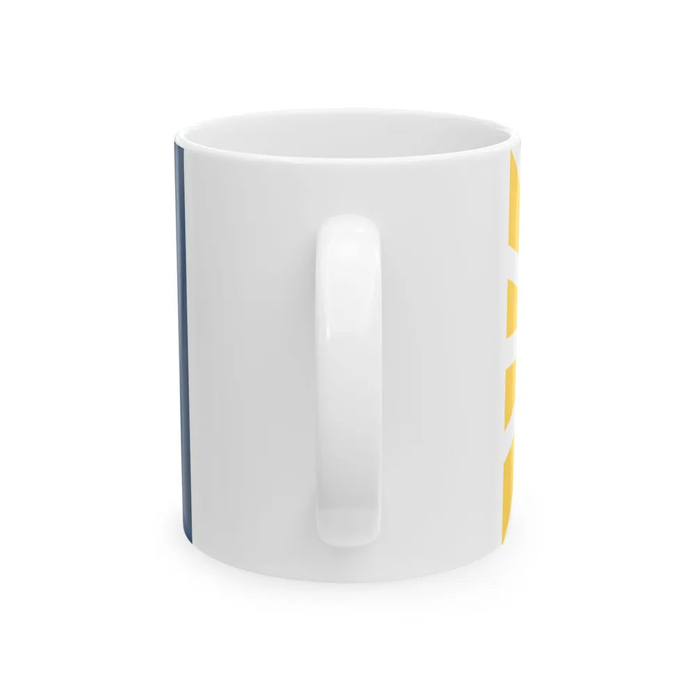 Flag of Montgomery Ohio (United States) White Coffee Mug - Go Mug Yourself