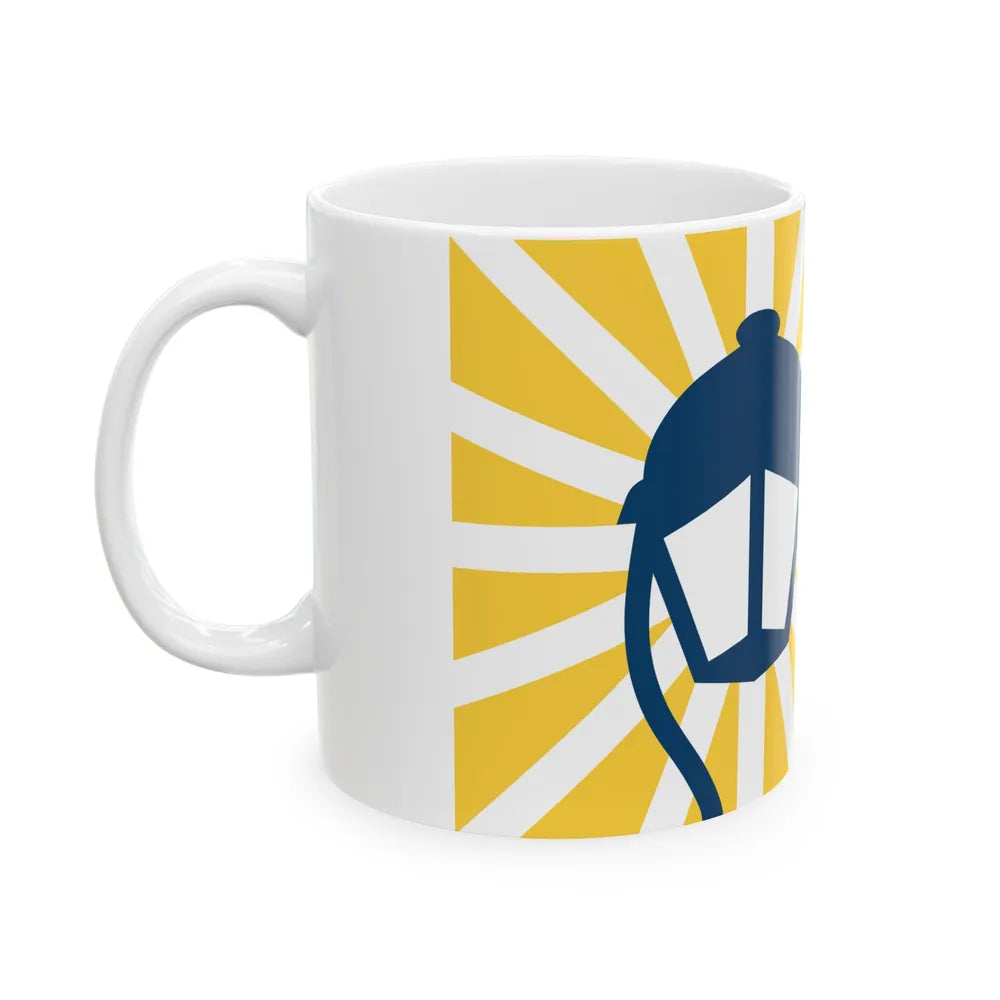 Flag of Montgomery Ohio (United States) White Coffee Mug - Go Mug Yourself