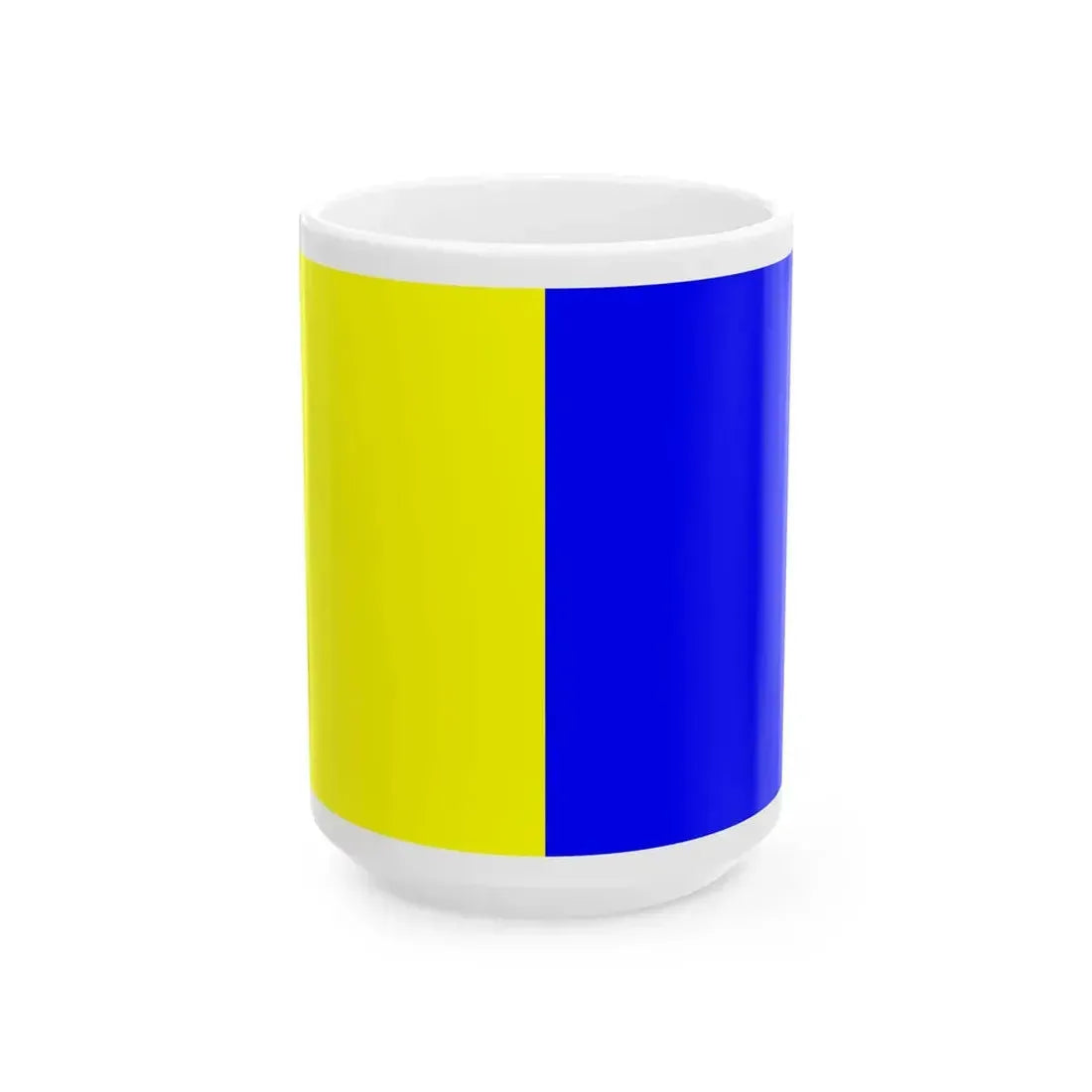 Flag of Montlucon (France) White Coffee Mug 15oz - Go Mug Yourself