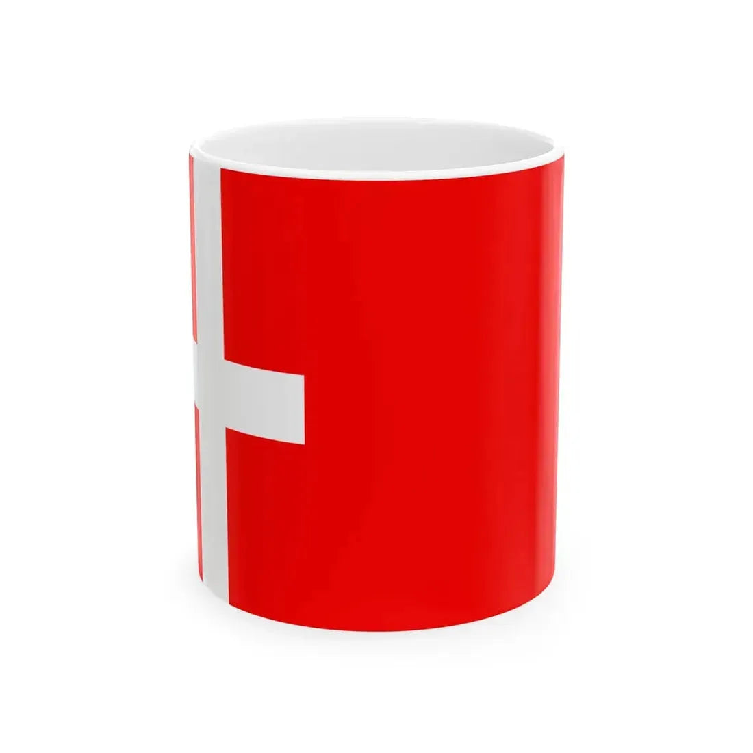 Flag of Montmelian (France) White Coffee Mug 11oz - Go Mug Yourself