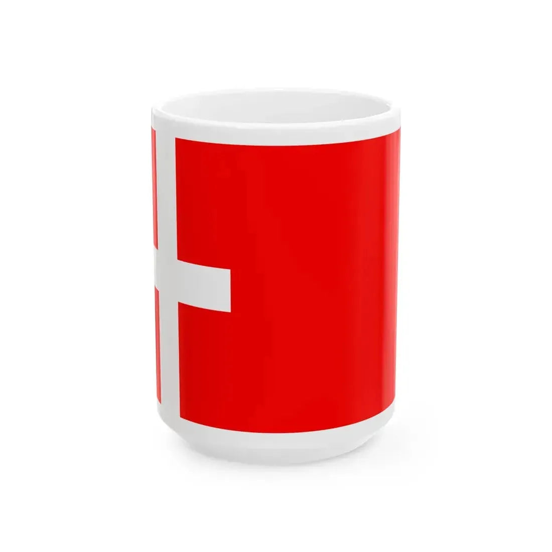 Flag of Montmelian (France) White Coffee Mug 15oz - Go Mug Yourself