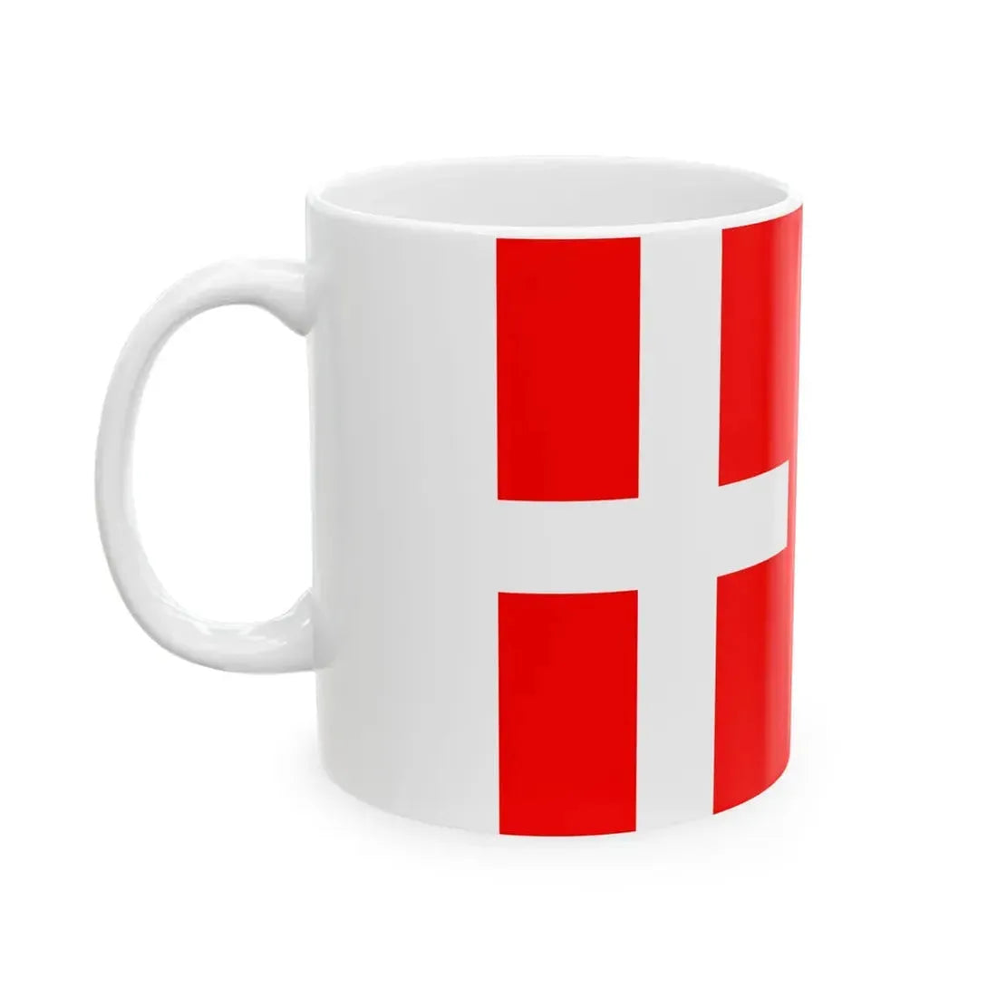 Flag of Montmelian (France) White Coffee Mug - Go Mug Yourself