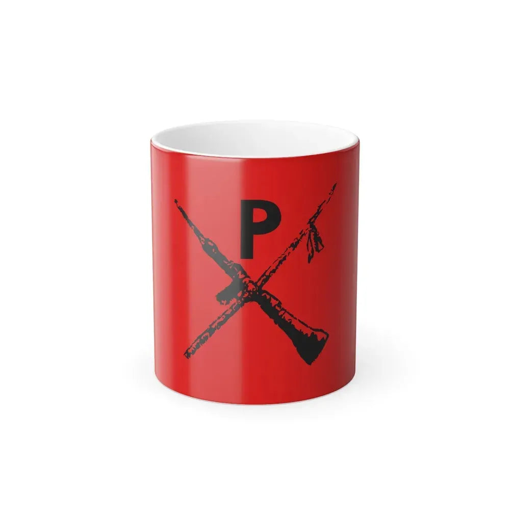 Flag of Montoneros - Color Changing Coffee Mug 11oz - Go Mug Yourself