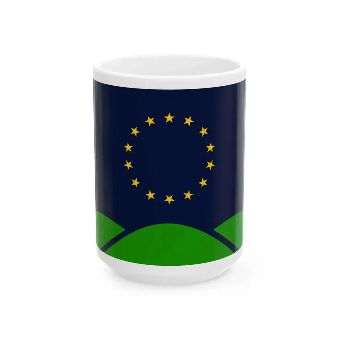 Flag of Montpelier Vermont (United States) White Coffee Mug 15oz - Go Mug Yourself