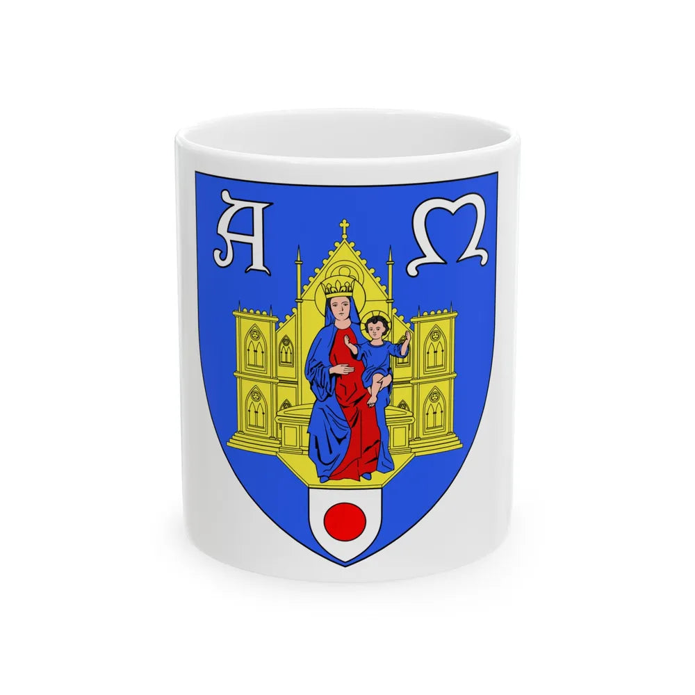 Flag of Montpellier (France) White Coffee Mug 11oz - Go Mug Yourself