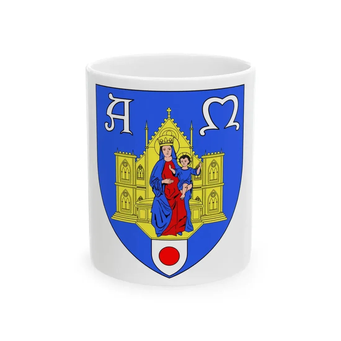 Flag of Montpellier (France) White Coffee Mug 11oz - Go Mug Yourself