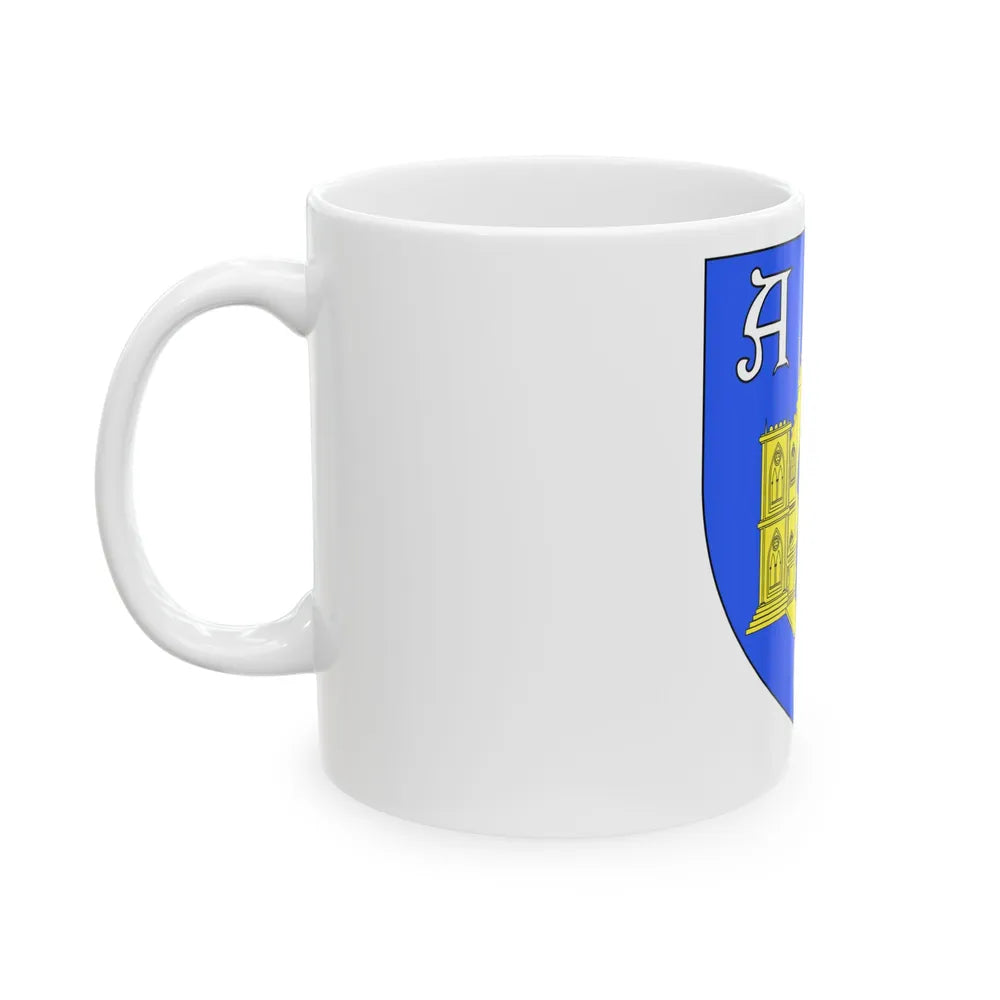 Flag of Montpellier (France) White Coffee Mug - Go Mug Yourself
