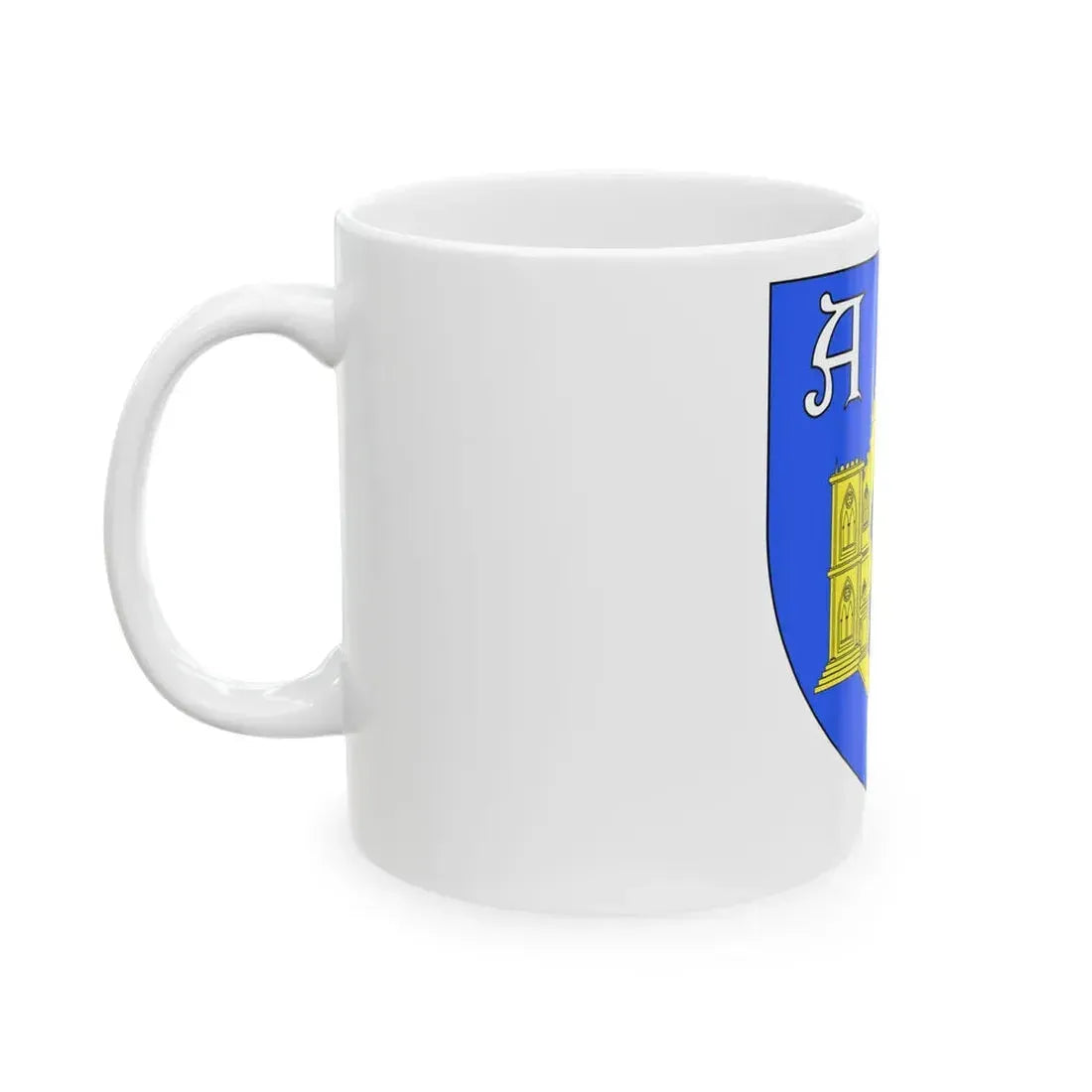 Flag of Montpellier (France) White Coffee Mug - Go Mug Yourself