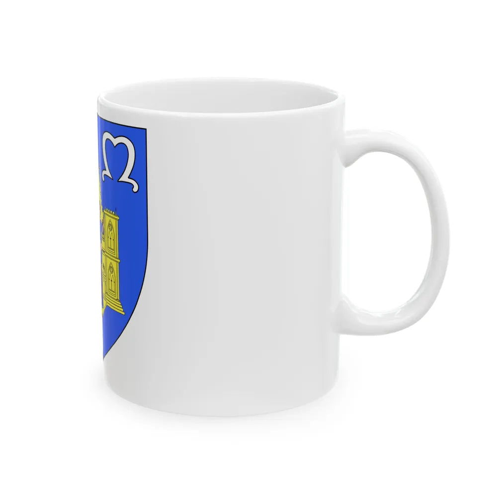 Flag of Montpellier (France) White Coffee Mug - Go Mug Yourself
