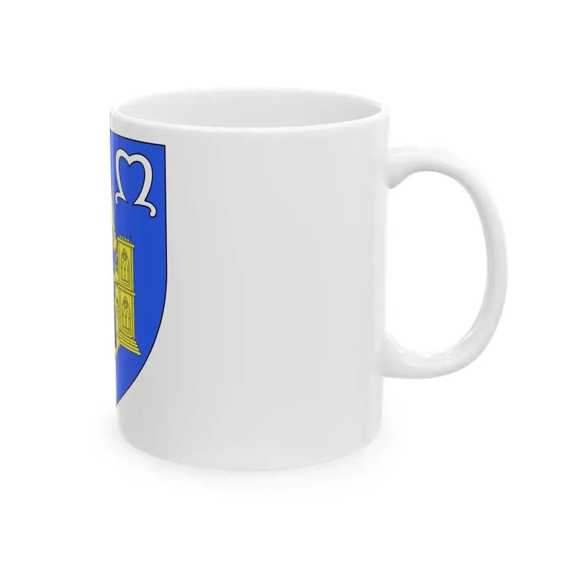 Flag of Montpellier (France) White Coffee Mug - Go Mug Yourself