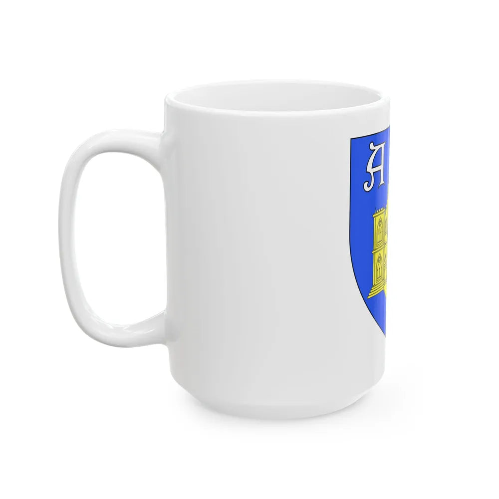 Flag of Montpellier (France) White Coffee Mug - Go Mug Yourself