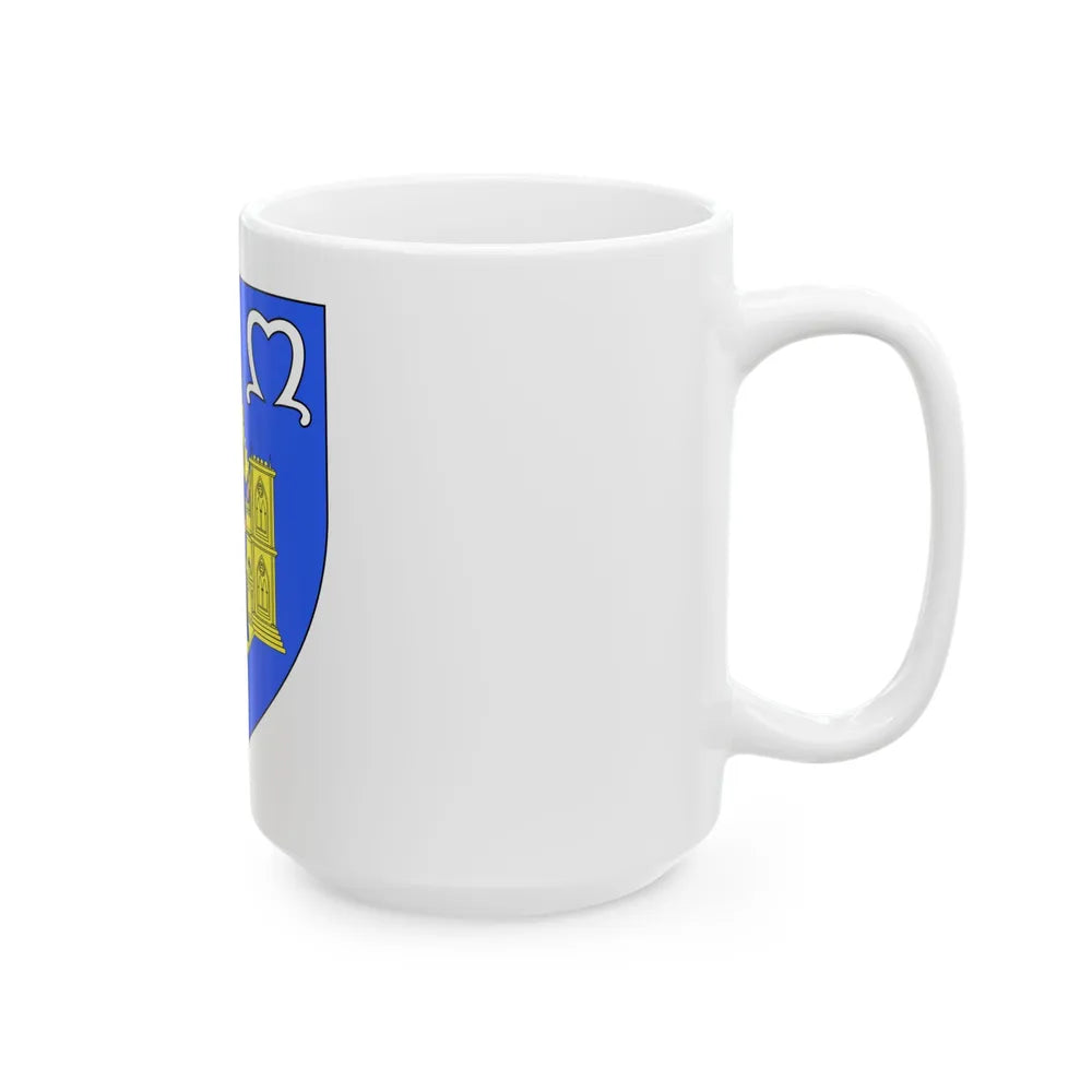 Flag of Montpellier (France) White Coffee Mug - Go Mug Yourself