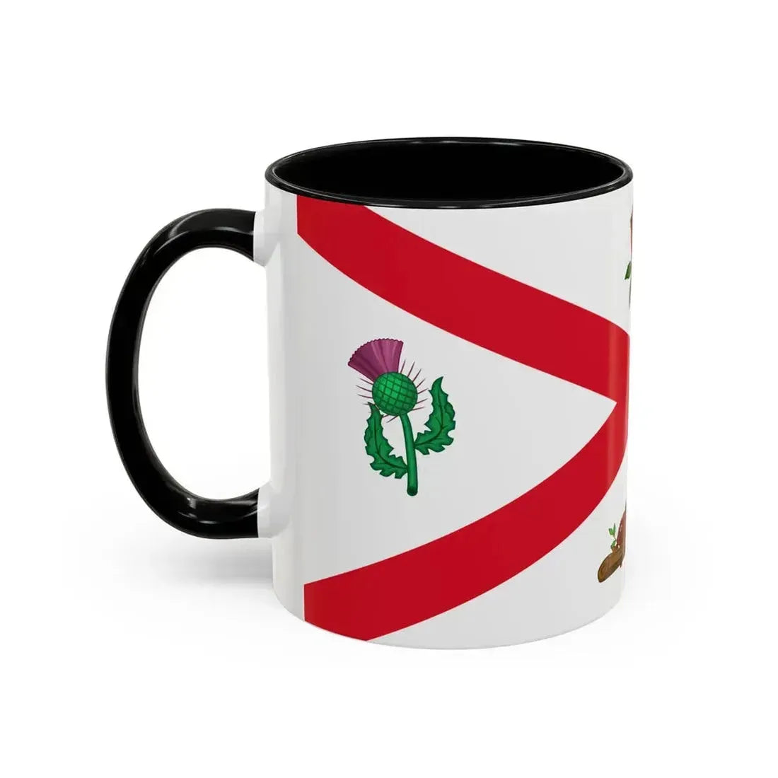 Flag of Montreal 1935 to 1939 Canada - Accent Coffee Mug - Go Mug Yourself