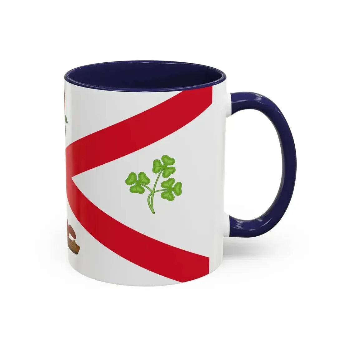 Flag of Montreal 1935 to 1939 Canada - Accent Coffee Mug - Go Mug Yourself