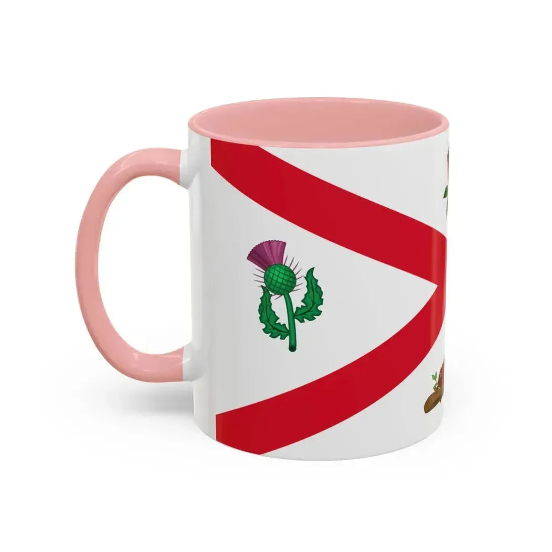 Flag of Montreal 1935 to 1939 Canada - Accent Coffee Mug - Go Mug Yourself