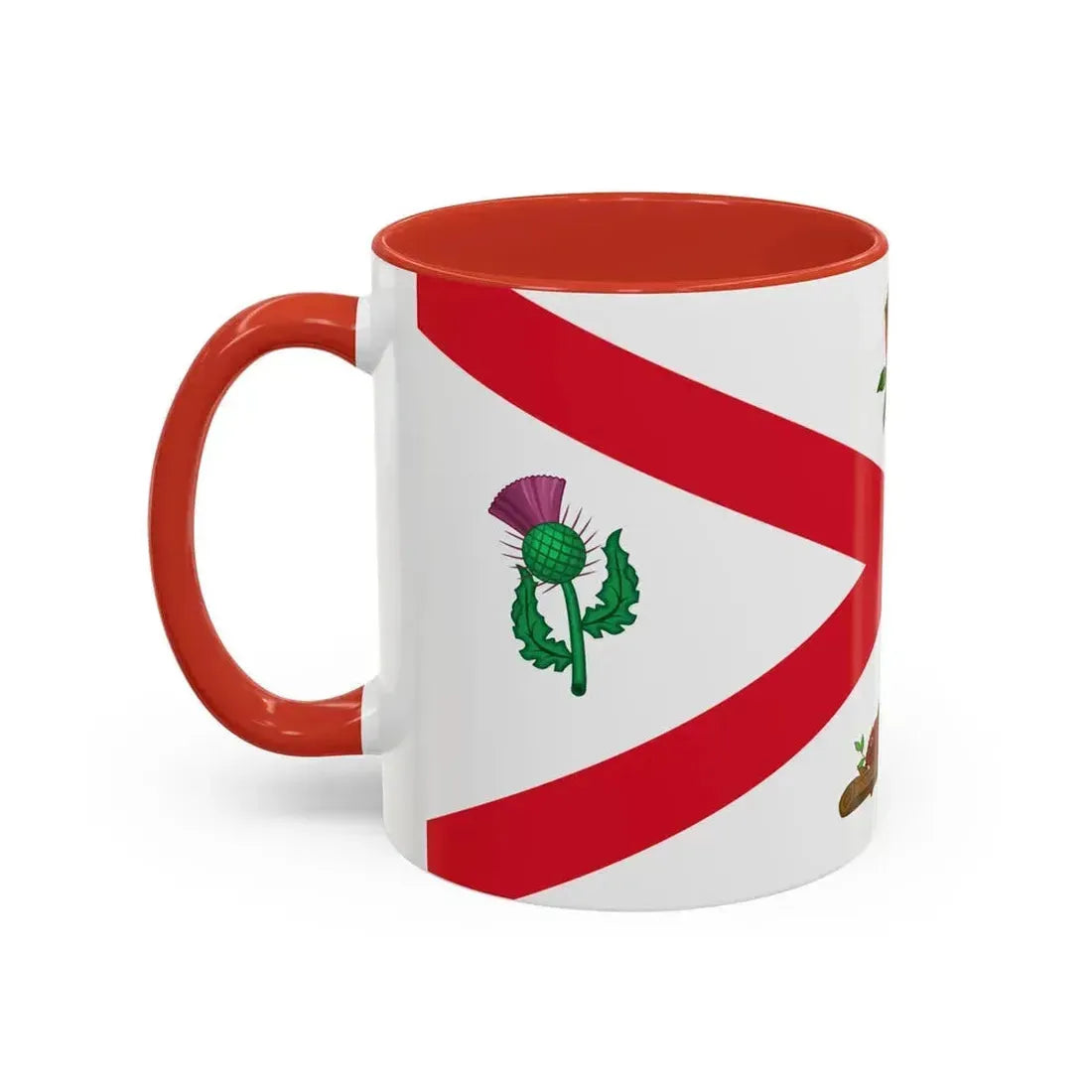 Flag of Montreal 1935 to 1939 Canada - Accent Coffee Mug - Go Mug Yourself